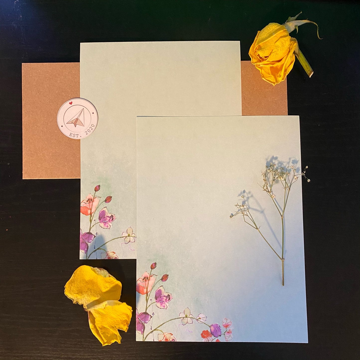Floral letter