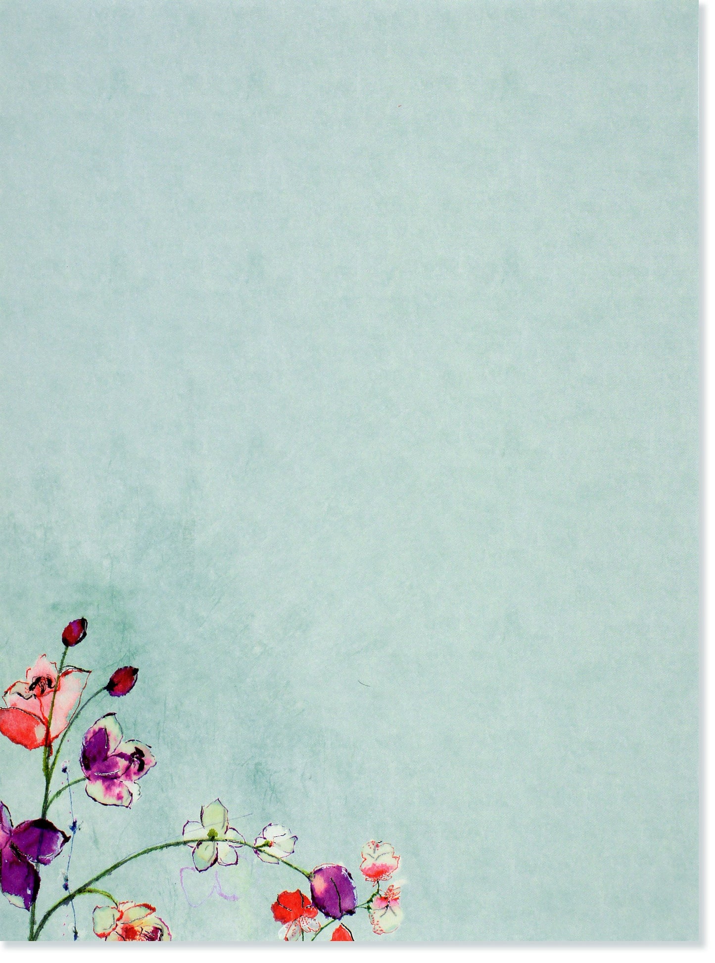 Floral letter