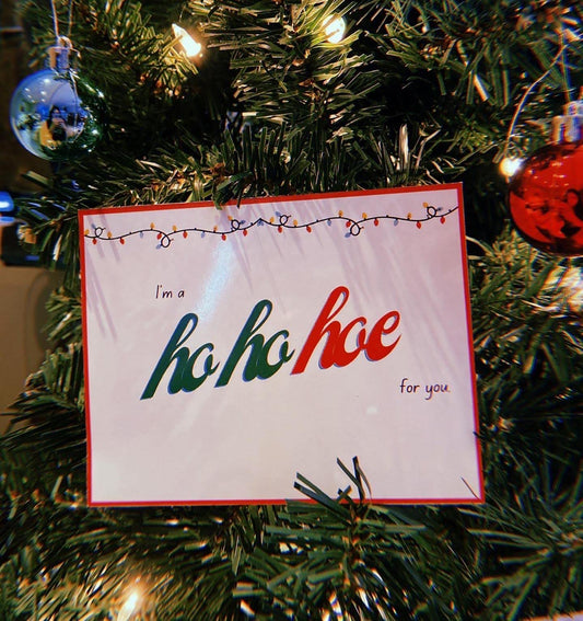 Ho ho ho(e) Postcard